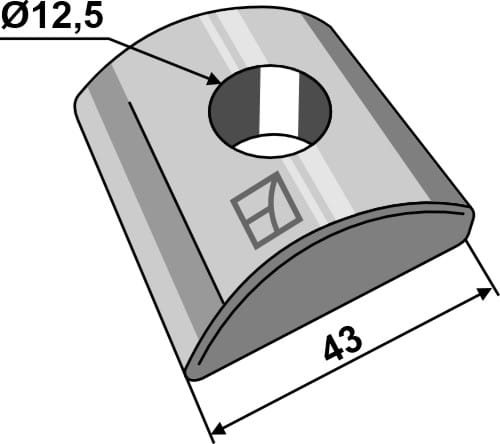 10.ST-HH-55 Zinkenhalter - passend zu Stoll 0673721