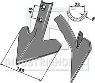 BL28203 Gänsefußschar