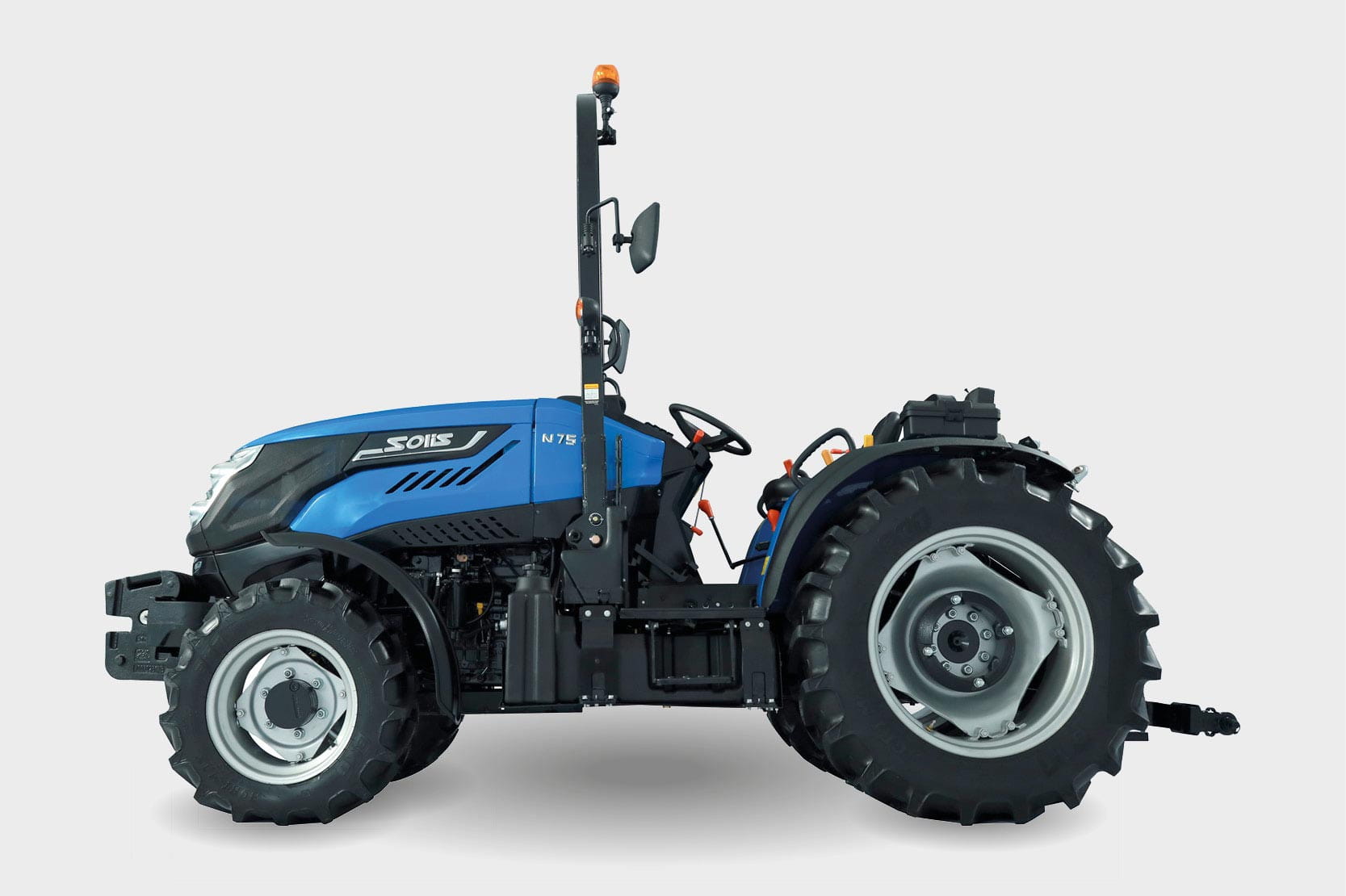 Solis 75 NT Stage V Carraro – Tracteur à voie étroite de 75 ch avec boîte de vitesses 12+12