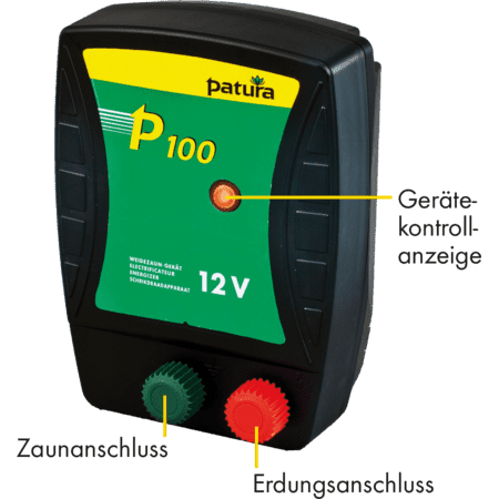 Patura electric fence energizer P100 - 12V