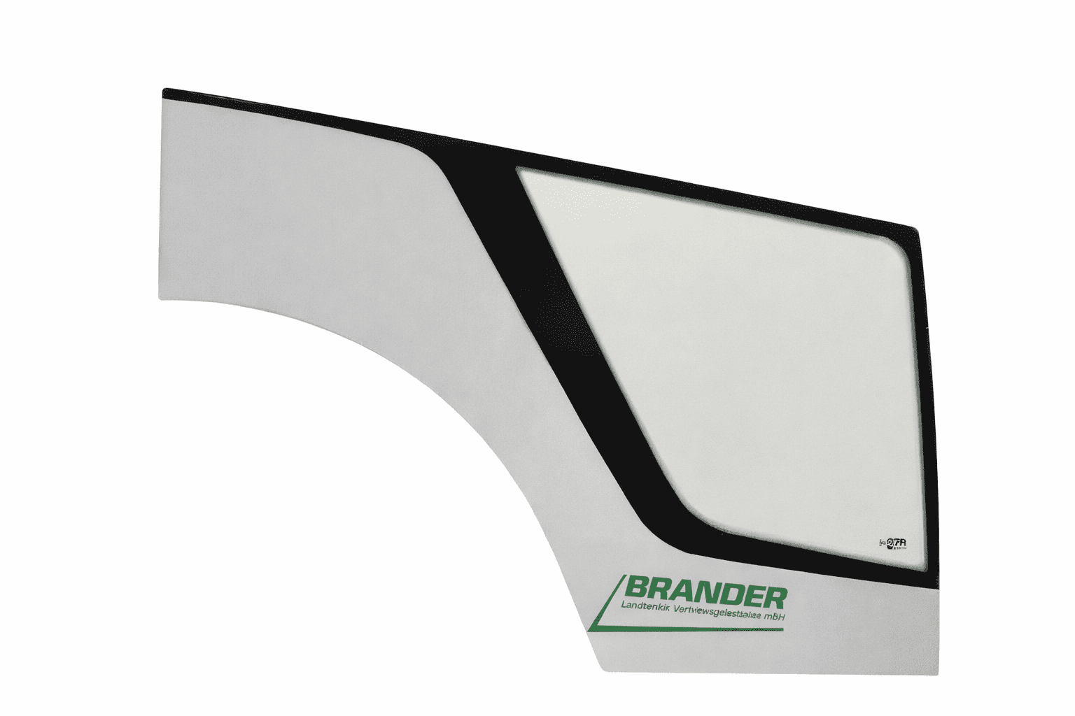 Side window - door right bottom - clear - suitable for Kramer 5050, 5055, 5055e, 5065