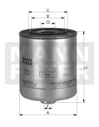 BLWK9042x Mann Filter WK 9042x Kraftstoffwechselfilter