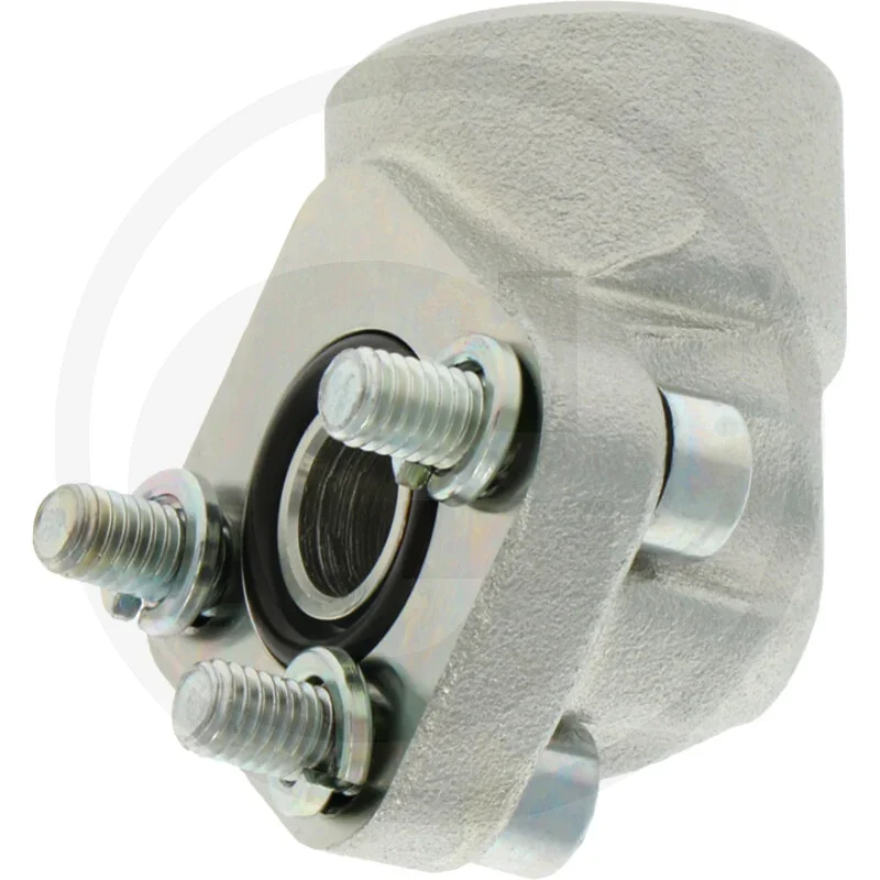 Angled pump flange - connection 1 1/4" BSP / 3x M12 x 35