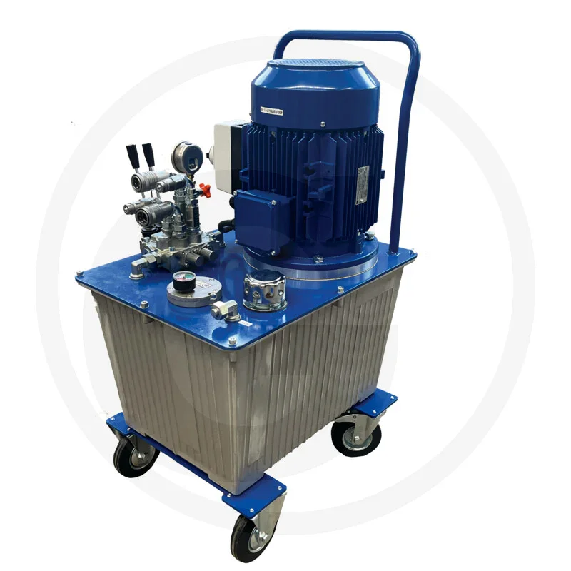 Hydraulikaggregat 4 kW – 44L Profi Hydraulikstation mit 11,4 l/min & Wegeventil