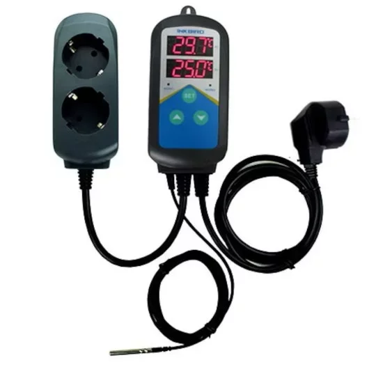 Digitaler Thermostat 2300W für Heizmatten & Bodenheizung | Temperaturregler 230V mit Tag-/Nachtsteuerung