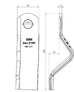 engineer-clip, metal bracket, hole, dimensions, stamped-1203