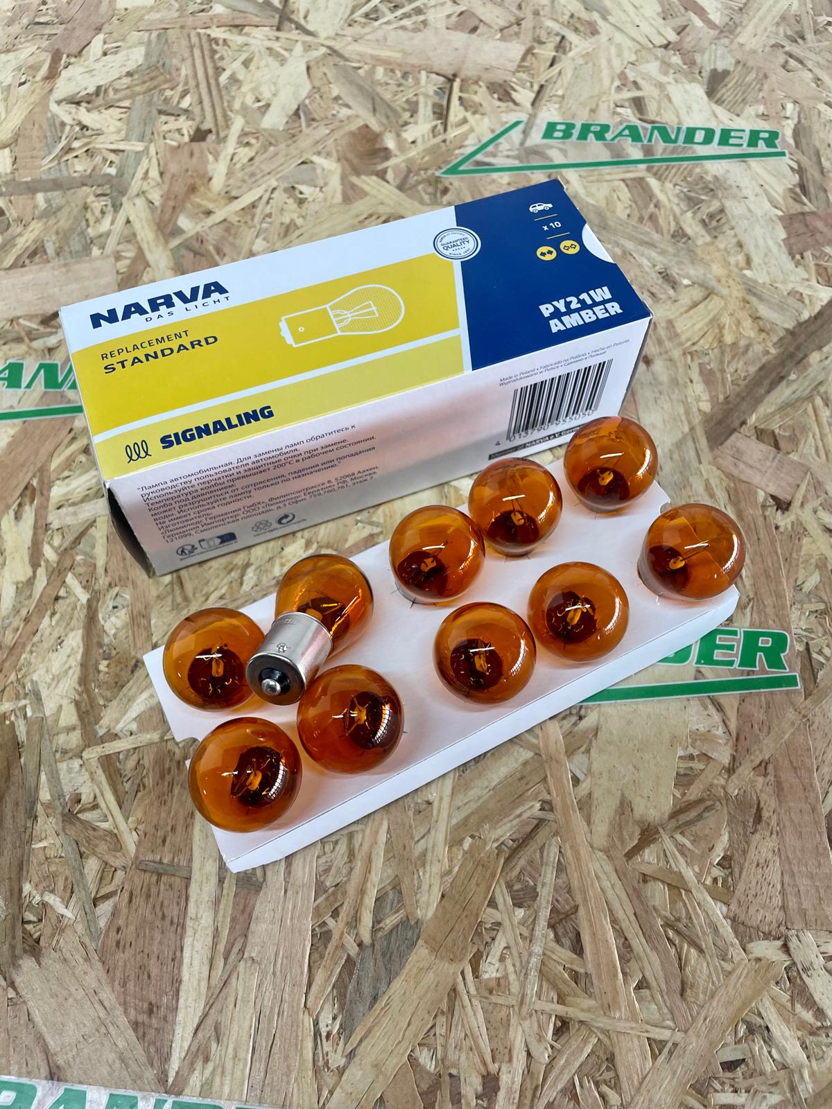 NARVA Blinkerbirne - 12V 21W, PY21W