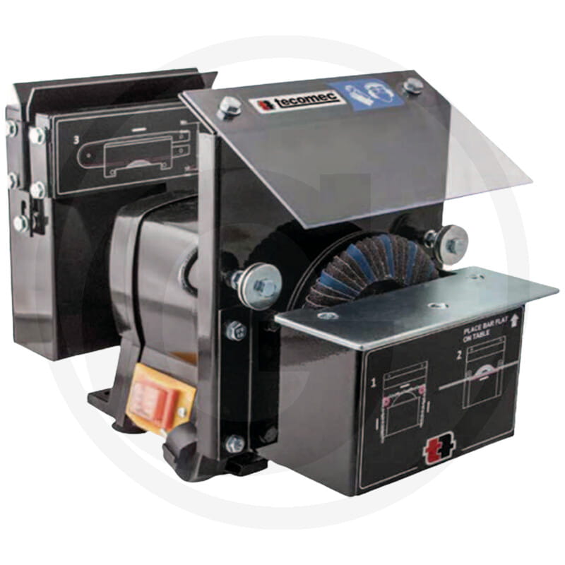 Tecomec rail and drive link grinding machine 230V for saw chains and guide rails