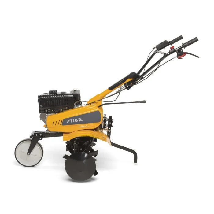 STIGA Motorhacke 85 cm – 4,8 PS Benzin Bodenfräse | Gartenfräse mit 6 Rotoren