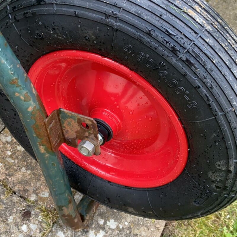 Schubkarren Rad »4.80/4.00-8« luftbereift, komplett · Achse 20mm