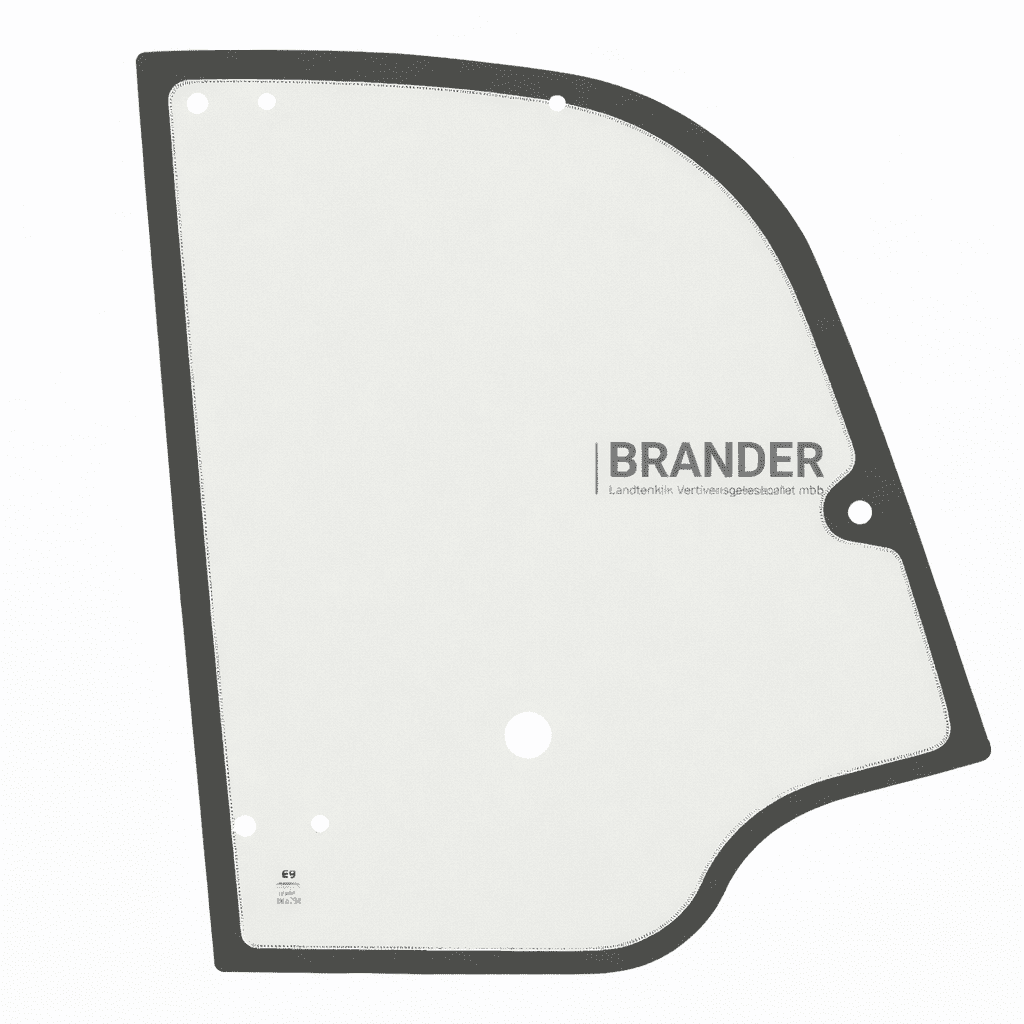 Türscheibe rechts oben - passend zu Weidemann 1280, 1350 CX45, 1370 CX50 , 1380, 1880