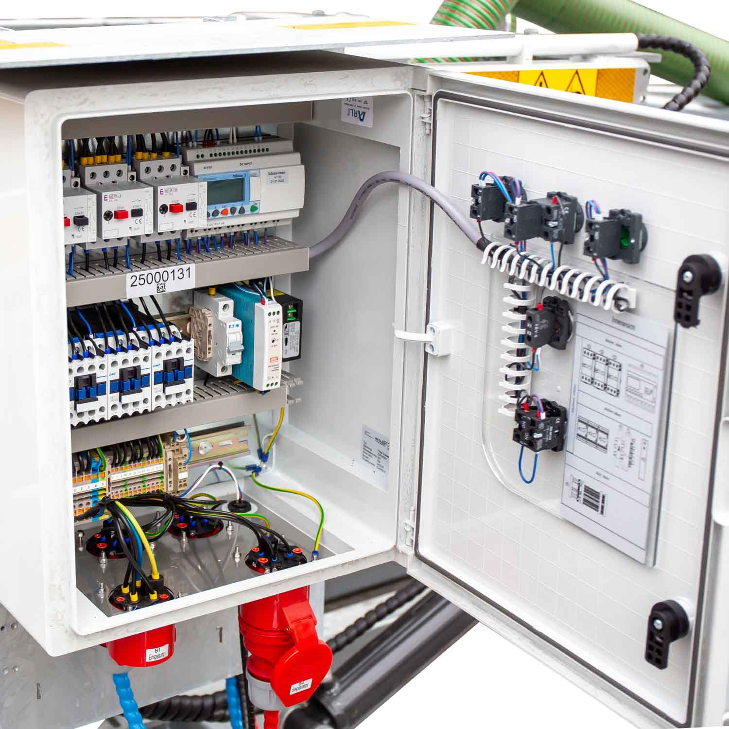 Fliegl teleskopierbarer Gülleseparator mit Exzenterschneckenpumpe – 40 m³/h