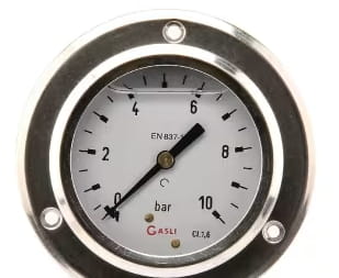 Tafeleinbau Manometer ø63 0-400bar 1/4 Schalttafeleinbau - Glyzerin gefüllt