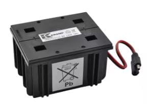 Batterie 12V 2,5Ah / 112x88x69mm - geschlossen