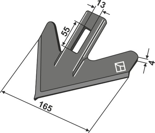 BL29392 Abstreifer - passend zu Väderstad 307033-1 / 307002-1