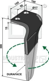 BL27563 Kreiseleggenzinken (DURAFACE) - linke Ausführung