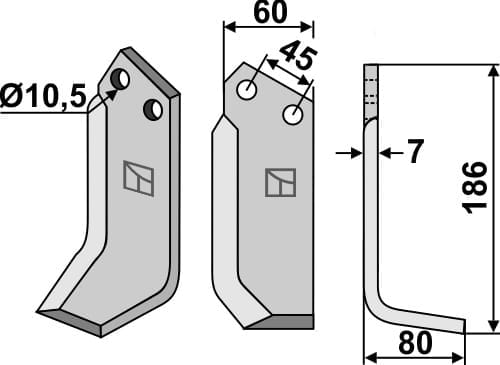 BL6378 Fräsmesser VAL-05R