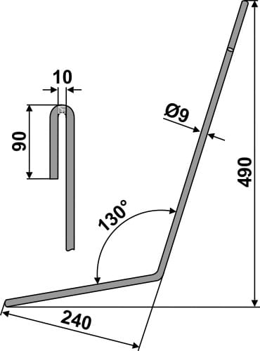 BL29090 Striegelzinken R - passend zu Amazone