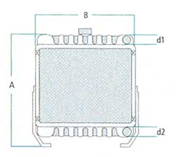 Belarus radiator - MTS 80/82 / MIG 920 / 900
