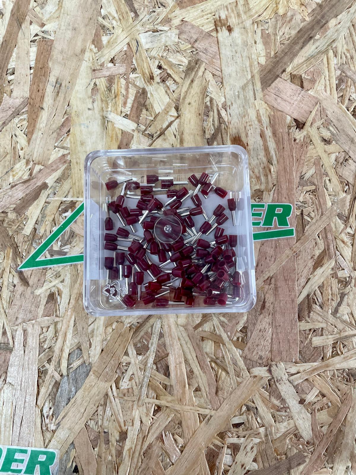 100x Aderendhülsen 1,5mm² - isoliert