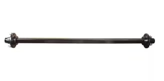 Monroc axle, unbraked - 5-hole / M16 / 1500mm / 3000kg