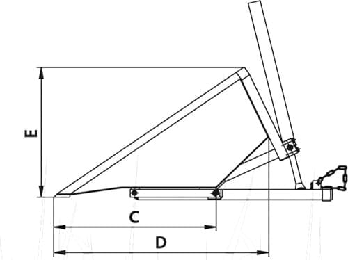 Düvelsdorf Kippschaufel für Gabelstapler