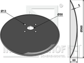 BL30165 Glatte Scheibe - Ø560