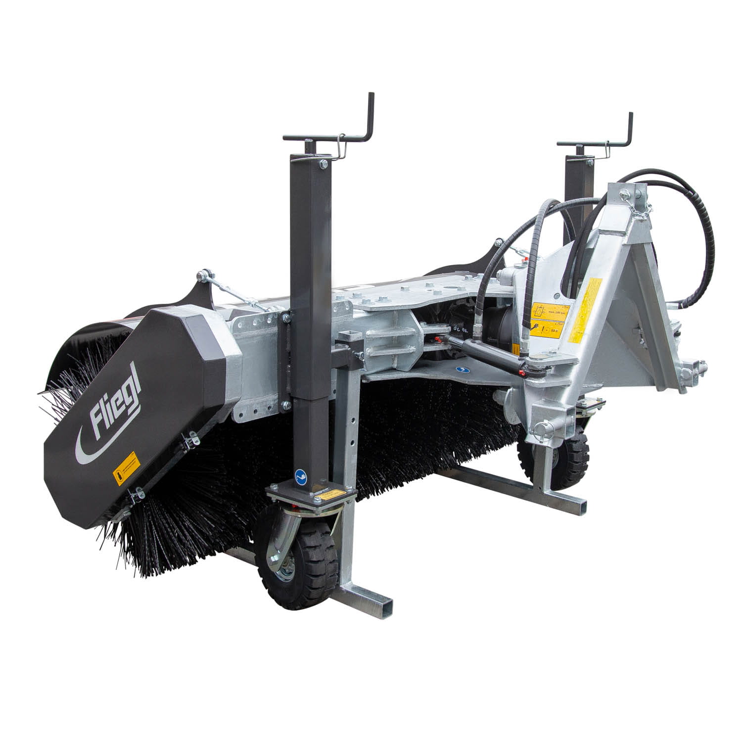 Fliegl Kehrbürste 1850 mm Kat. 2 mechanisch – Profi Kehrmaschine mit Gelenkwellenantrieb für extreme Einsätze