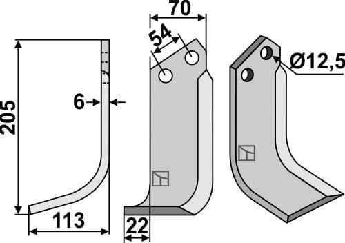 BL5189 Fräsmesser L - passend zu Dondi / Goldoni 9507