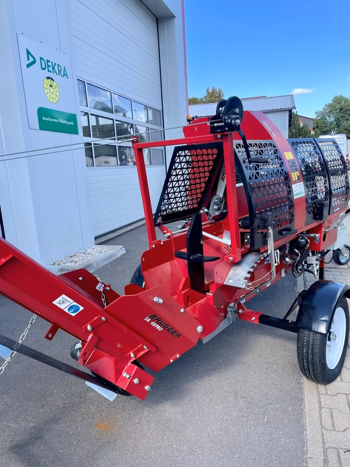 BRUGGER Sägespaltautomat SA48 PRO Benzin 14 PS | 48 cm | 20 t Spaltdruck | Profi Brennholzautomat