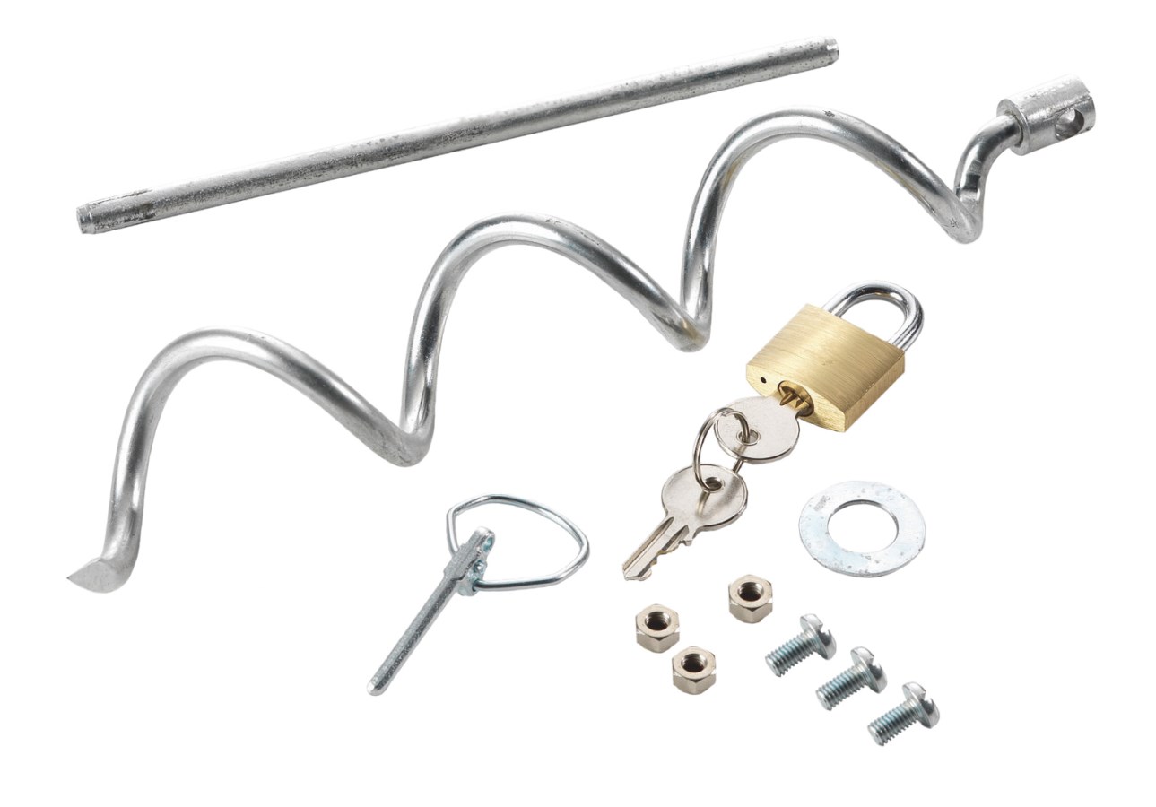 Anti-Diebstahlset für Metall-Akkukasten | Schutz für Weidezaungeräte