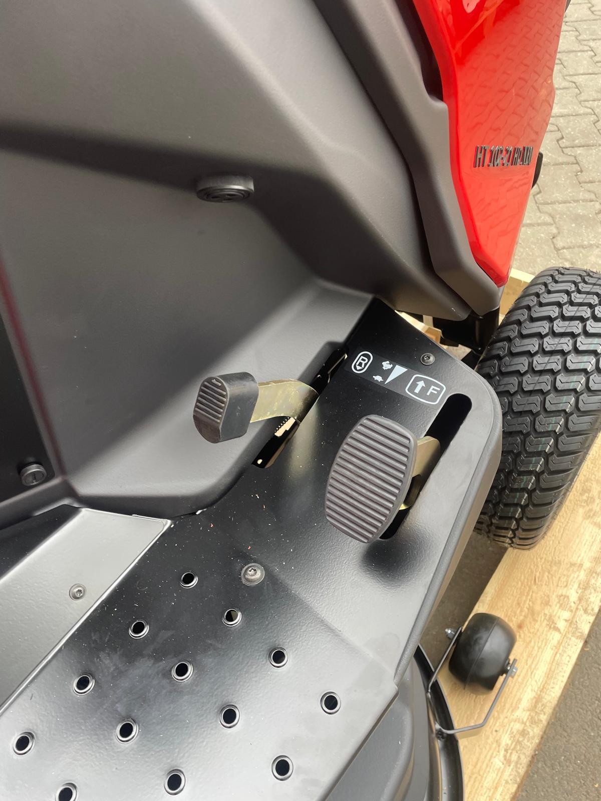 Herkules Rasentraktor HT 102-21 HD NEO – 102 cm Schnittbreite, Loncin 2-Zylinder, Hydrostat