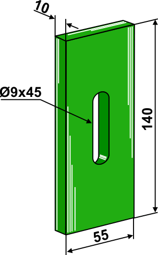 BL3161 Greenflex Abstreifer - passend zu Kverneland
