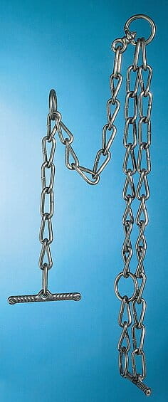 60155 Kuhhalskette mit 1 Trogende 6 mm