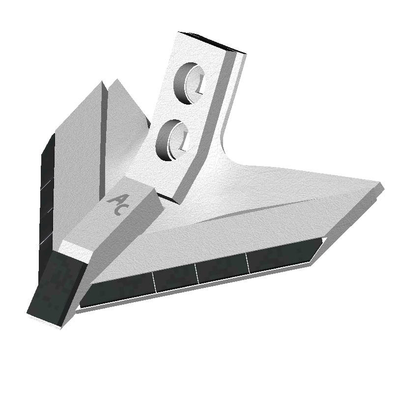 BL41571 GANSEFUSSSCHARE WEINBAU Typ BOISSELET - 200mm - EA 45mm - 33053