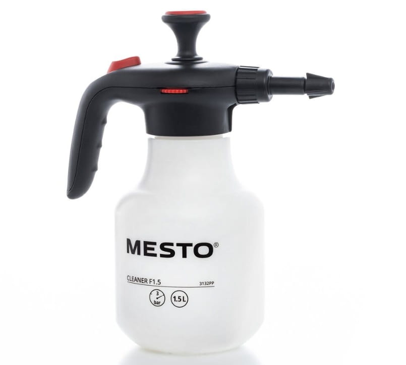 spray bottle, Pumpensprüher, weißer Behälter, MESTO, 1.5L