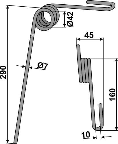 BL29176 Striegelzinken - passend zu Rabe 9004.15.21