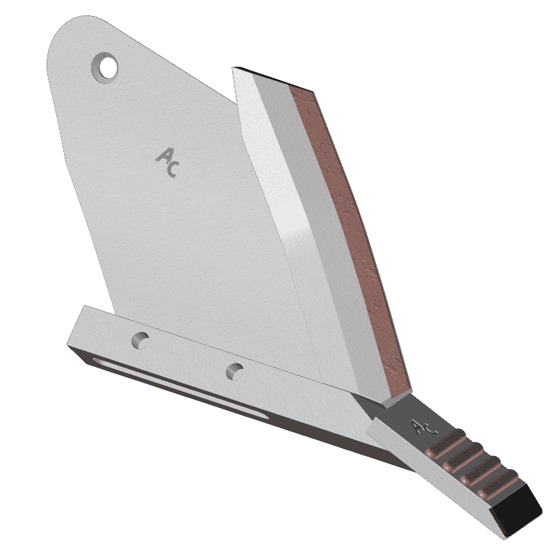 BL40180 ANSCHWEIßTEILE FÜR MEIßEL DURO 0049 ohne Schutz auf Vorderkante -  R LAM637