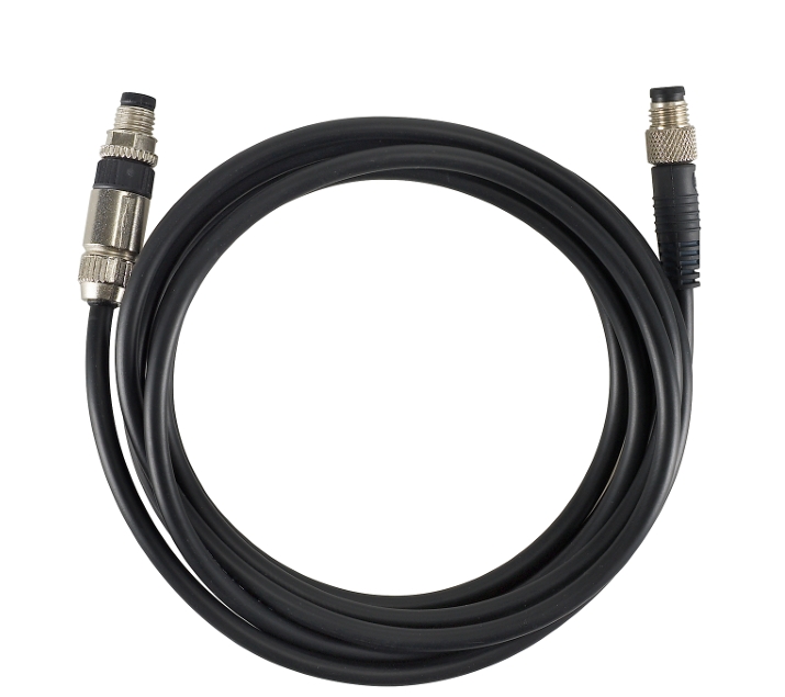 Pressol Sensor-Verbindungsleitung-M 4 4-polig-2 x Kabelstecker-1 m