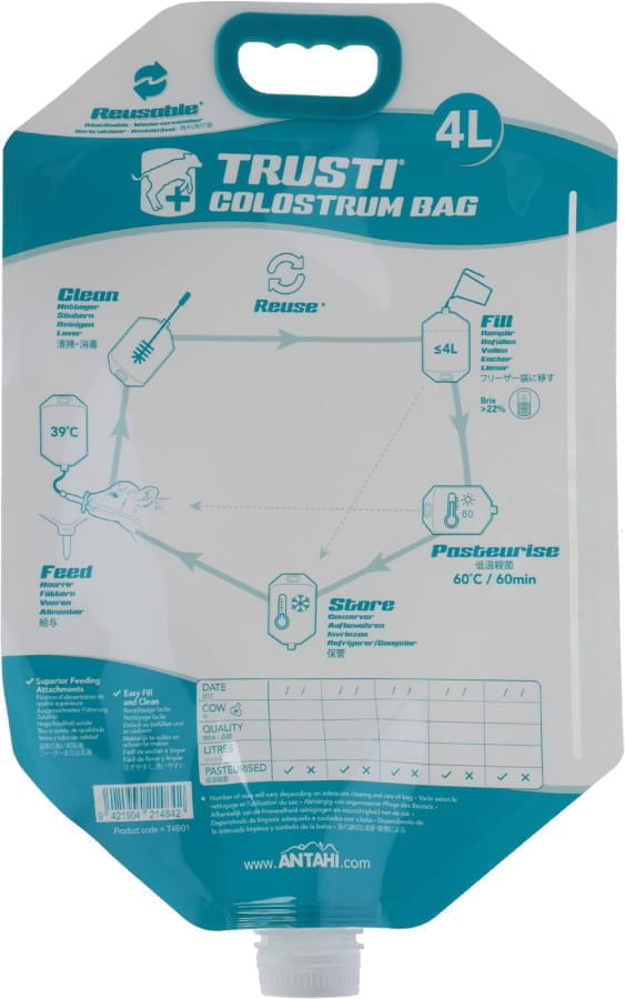 BL25937 10x Antahi Colostrum Bags - zur Fütterung und Lagerung von Kolostrum von Kolostrum
