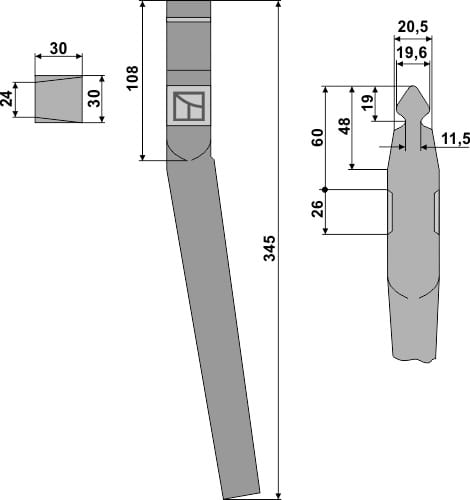 BL6099 Kreiseleggenzinken - passend zu Sicma 5012 / Landsberg 053800