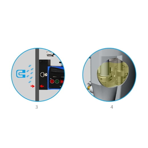 Coremag magnetic drilling machine - Weldon chuck - steel 12-75mm