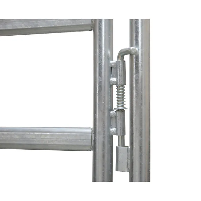 AKO Panel-Zaunelement 3,6 m mit integriertem 1-m-Tor | Inklusive Kettenverschluss und Verschlussriegel