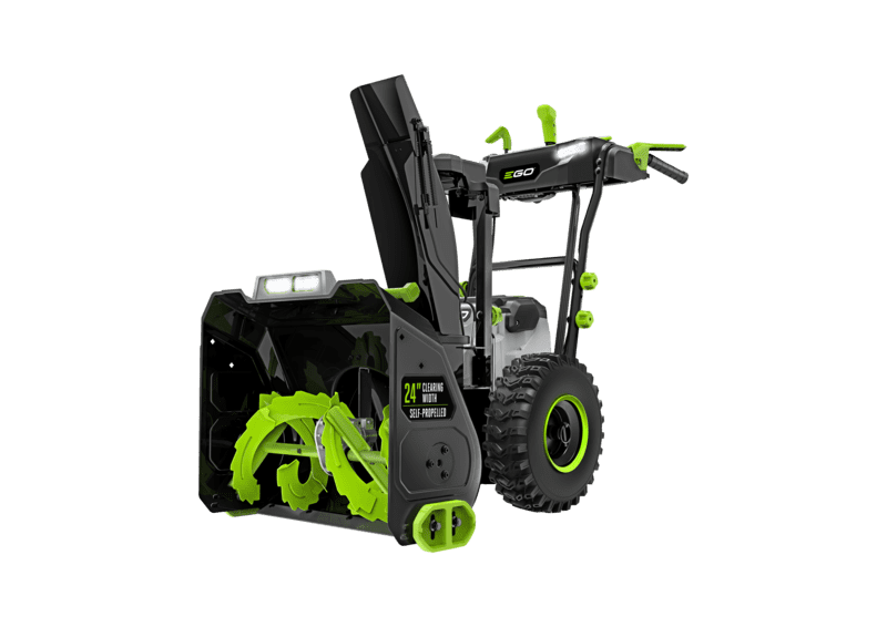 EGO Akku Schneefräse zweistufig mit Radantrieb – 61 cm Räumbreite