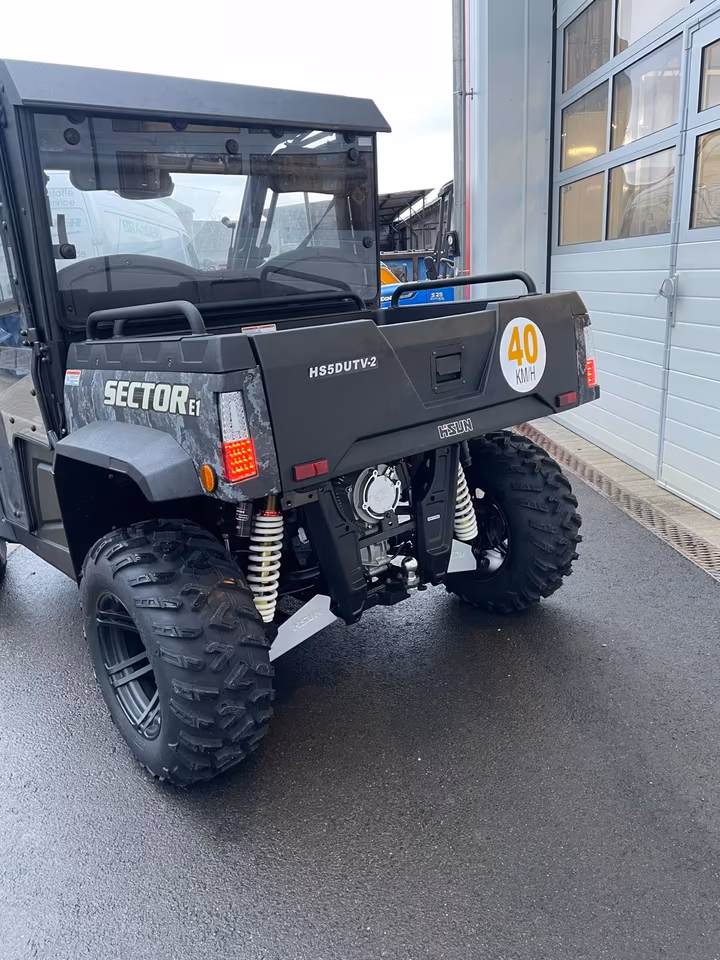 Hisun Sector E1 – Electric UTV with 48V AC drive | 75 km range & 4WD