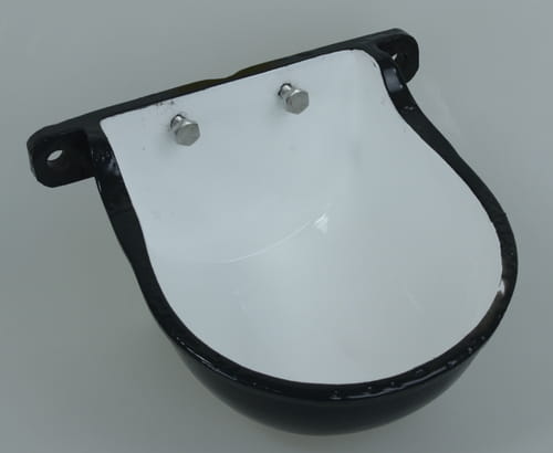 Suevia Beckenschale, für Mod. 8 mit Schrauben, GG. emailliert