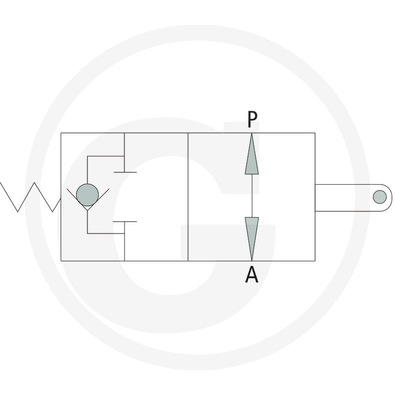 Oleodinamica Marchesini Hubbegrenzer NO-V-FCR 1T- 1/2"BSP