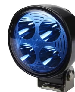 Hella M70 GenIII blue work lights