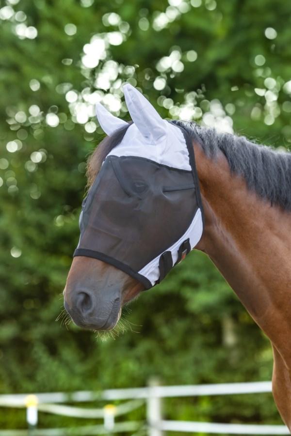 Fliegenmaske mit Ohrenschutz SuperFly