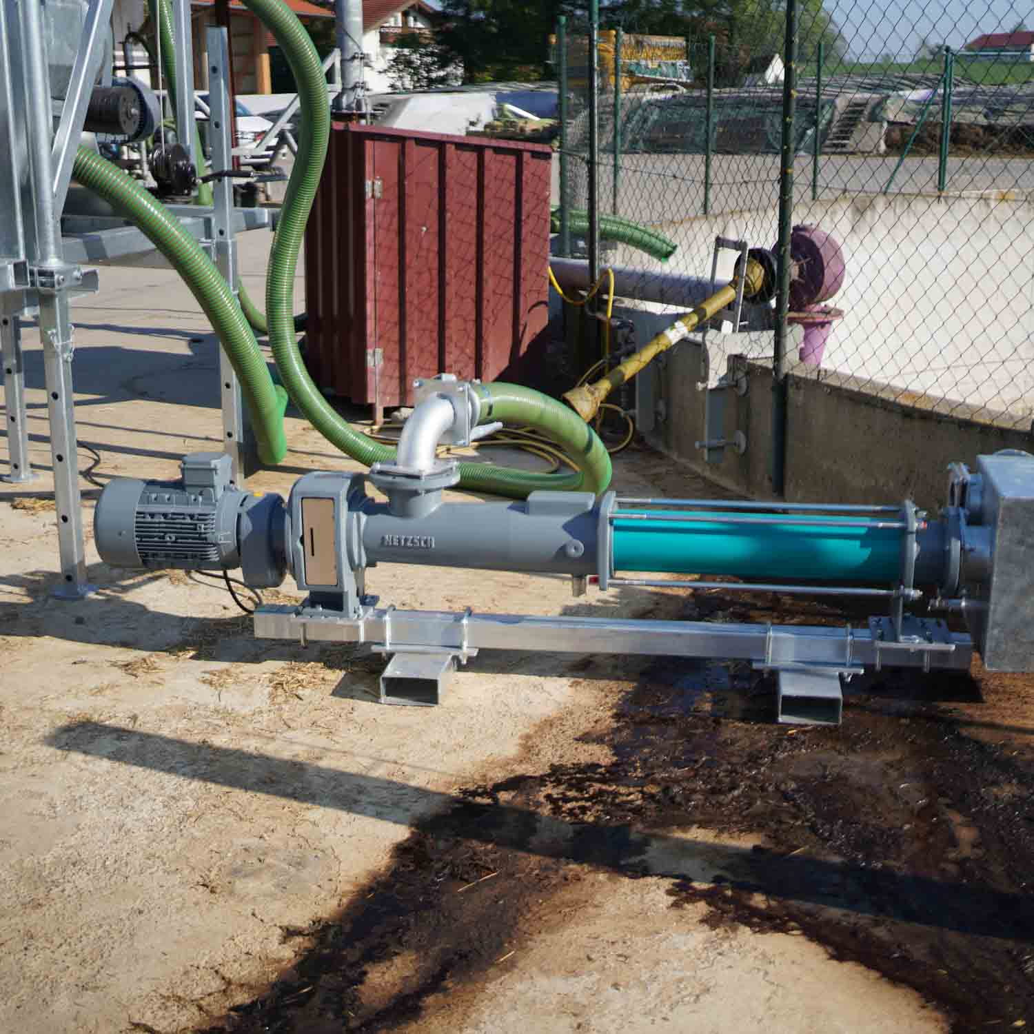 Fliegl Gülleseparator mit Exzenterschneckenpumpe – 40 m³/h Durchsatz